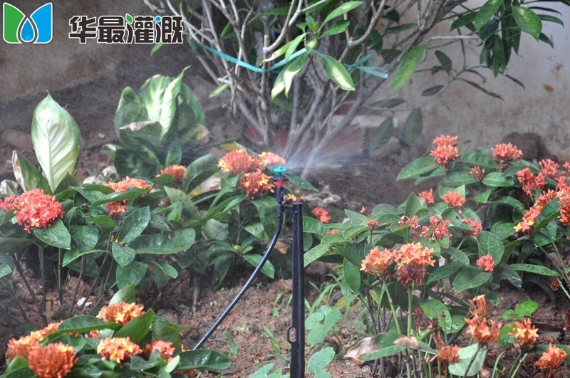地插式360度噴頭應(yīng)用
